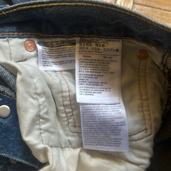 Levi’s Strauss & Co 501 Shorts size 31 Blue Red Tab - Picture 6 of 12